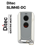 Genuine Ditec SLIM2E-DC 2 Button Garage/Gate Remote Control Compatible with Zen4