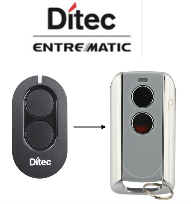 Genuine Ditec SLIM2E-DC Garage/Gate remote control – Sunshine Garage ...