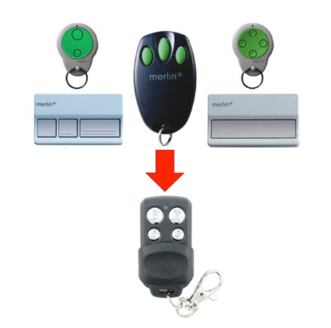 Merlin+ C945 CM842 C940 C943 Plus Replacement Garage Remote Control Sunshine Garage