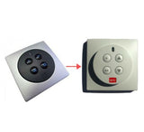 BFT RB Wall Button, Garage door / Gate 4-channel wall-mount radio control
